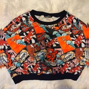 Shein Curve Crop Top